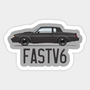 Fast V6 Sticker